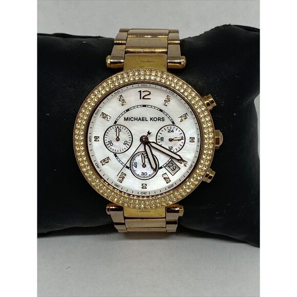 Michael Kors MK5491 Women's Rose Gold Stainless Steel Analog Dial Watch MP763 - Picture 1 of 12